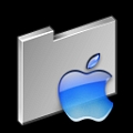 TRITANIUM SQUARED APPLE BLUE FOLDER